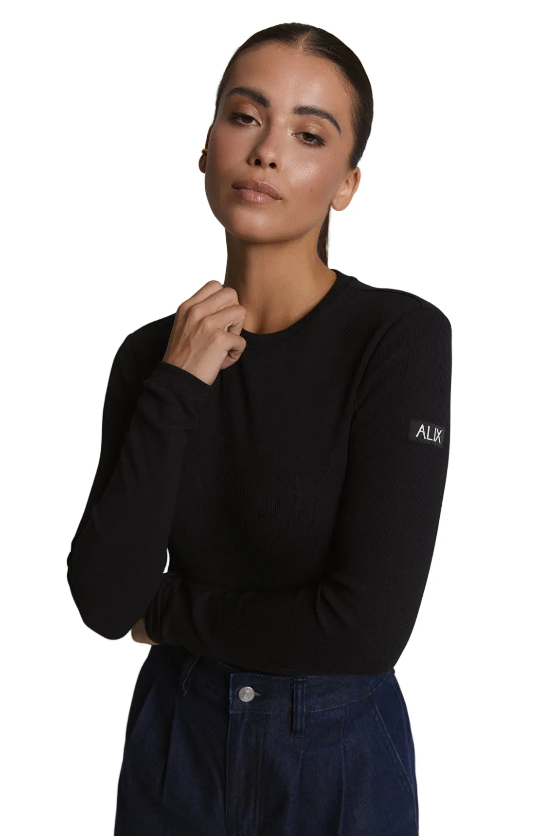 Alix The Label Rib Longsleeve T-Shirt