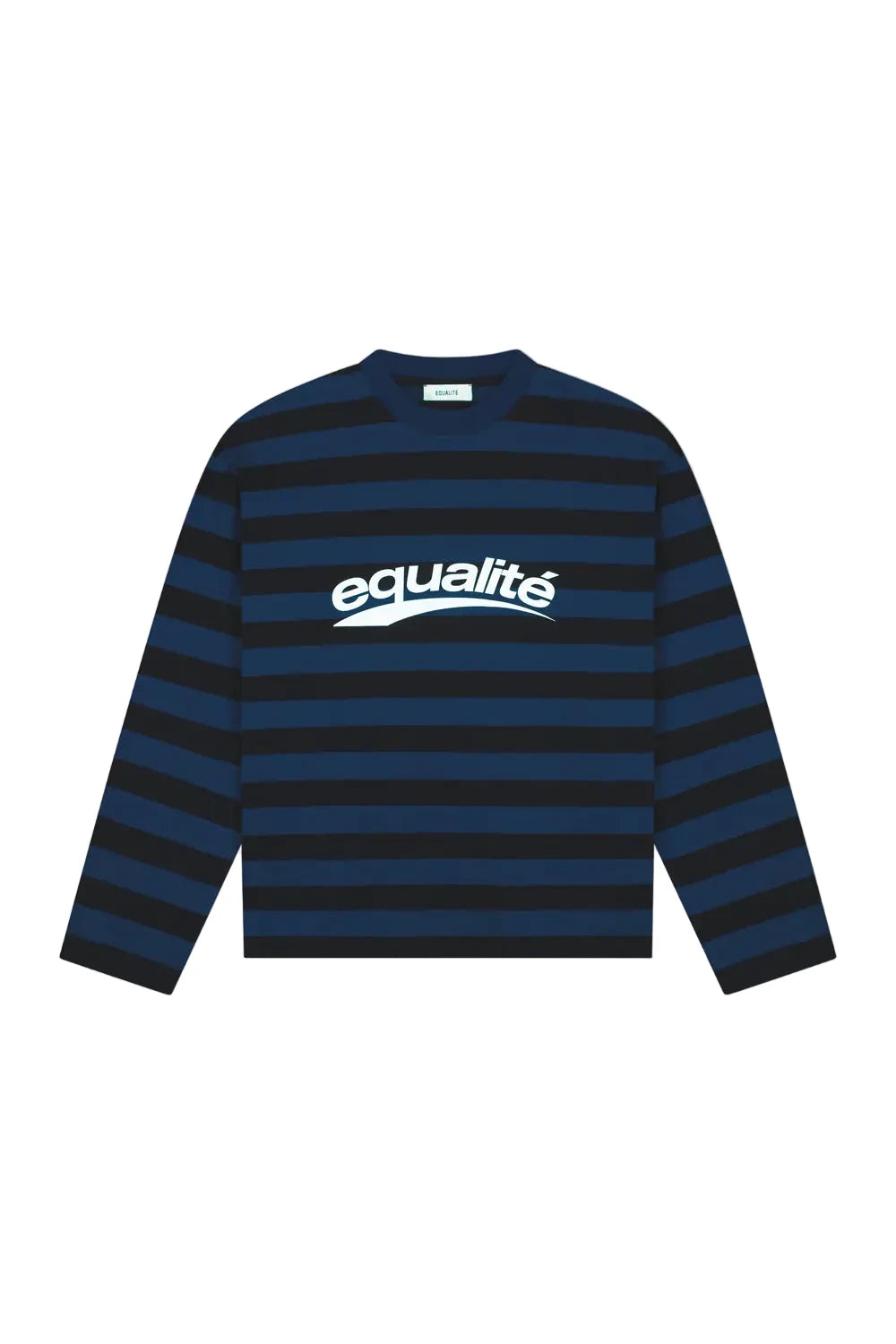 Equalité Axel Stripe Longsleeve Tee Black & Navy