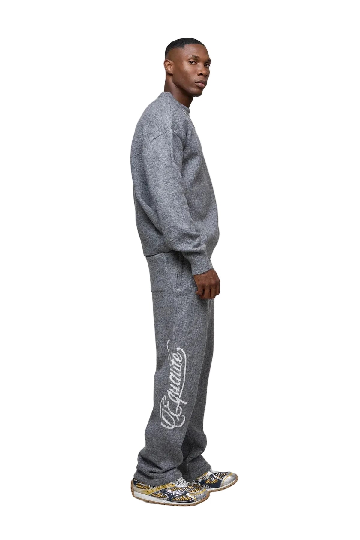 Equalité Fluffy Knit Sweater Grey