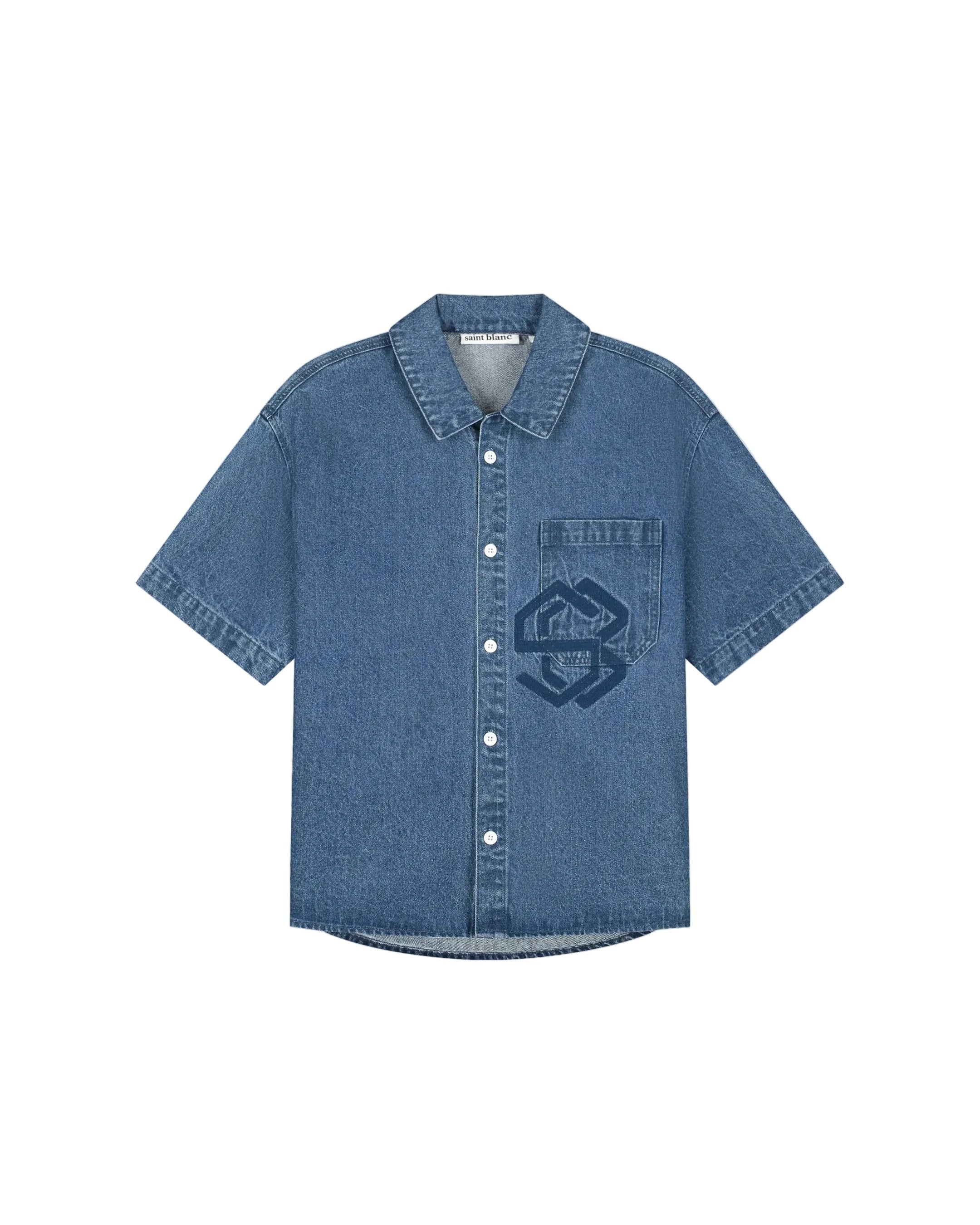 Saint Blanc Editor Denim Shirt