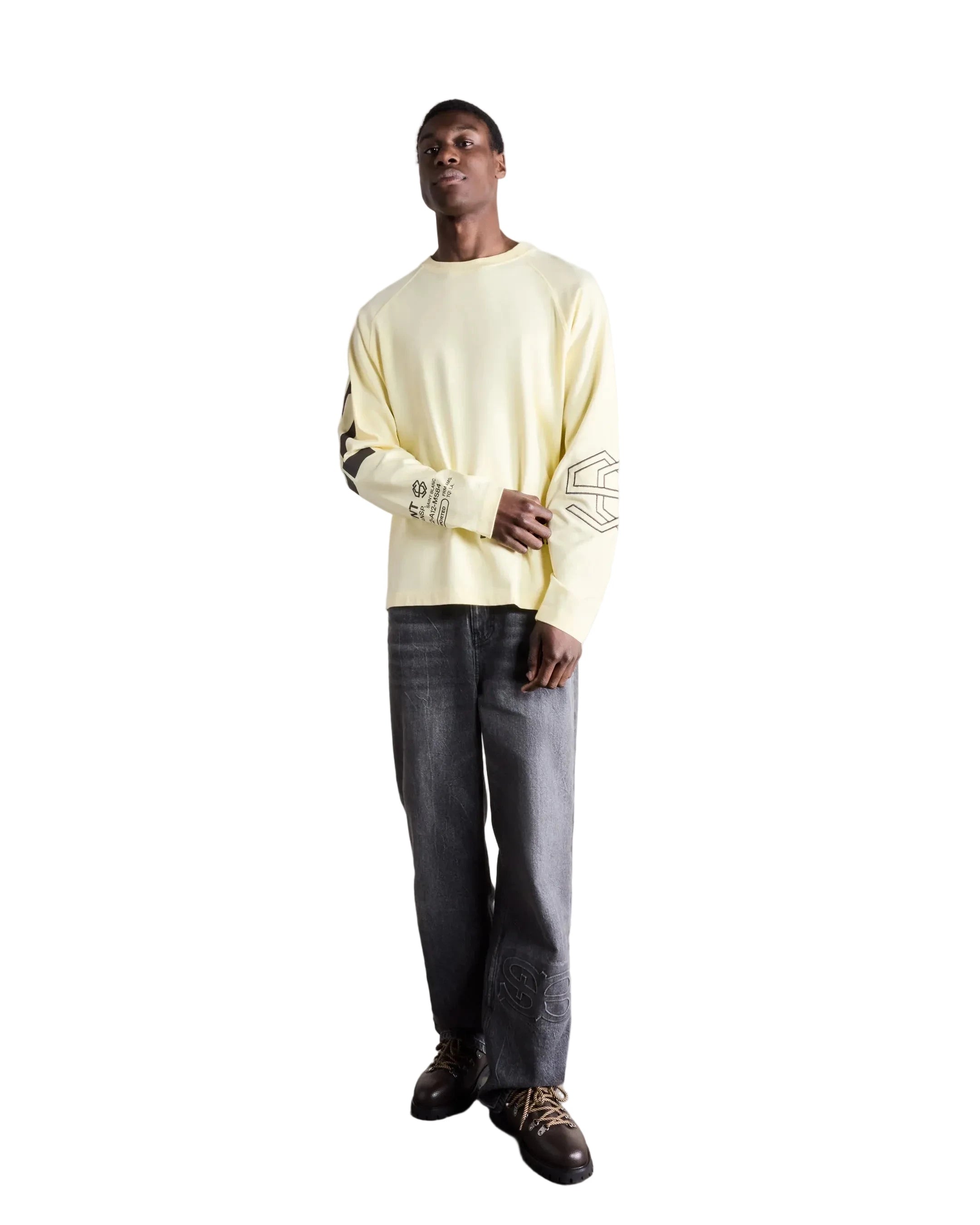 Saint Blanc Multi Logo Raglan Longshirt