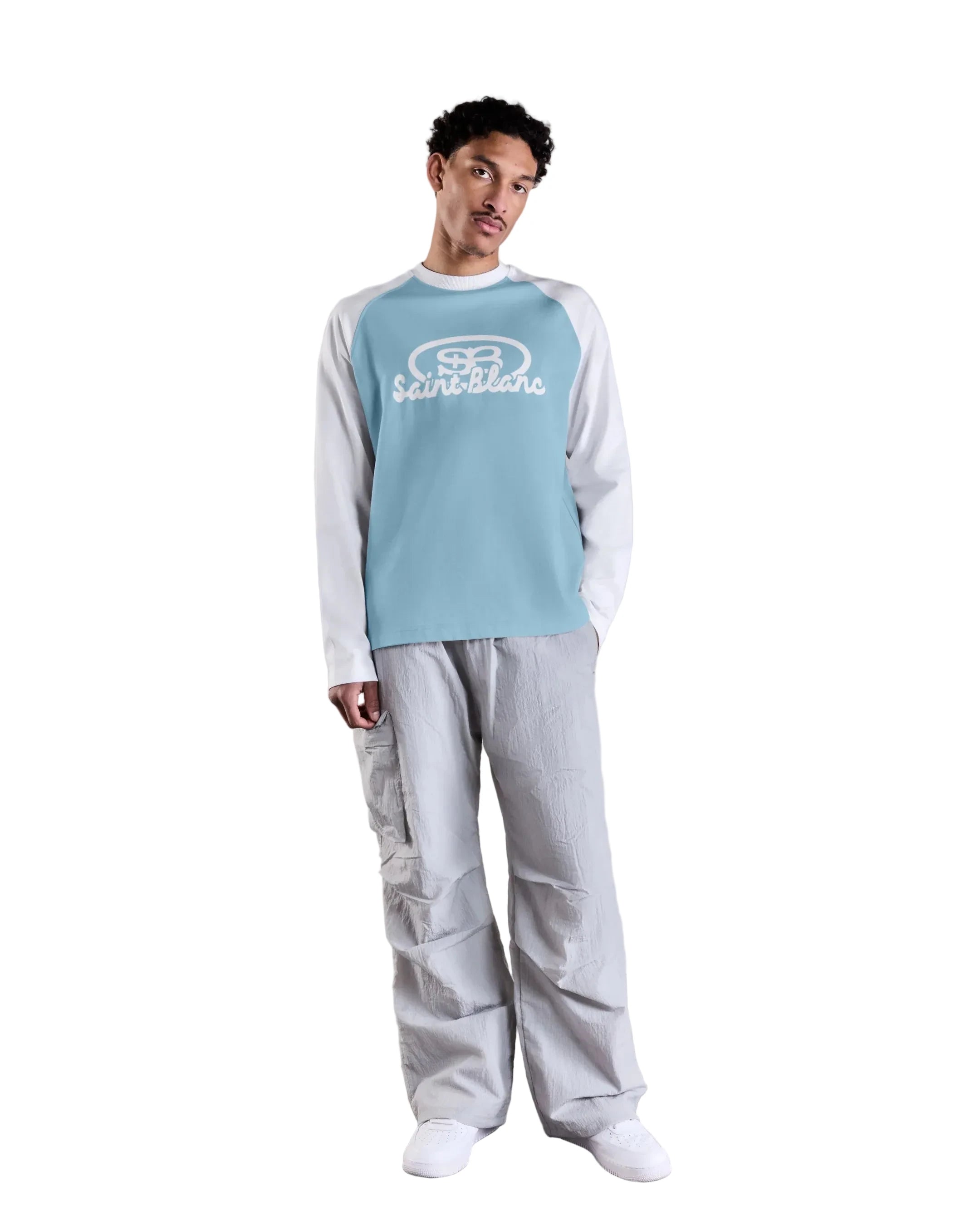 Saint Blanc Blend Logo Raglan Longshirt