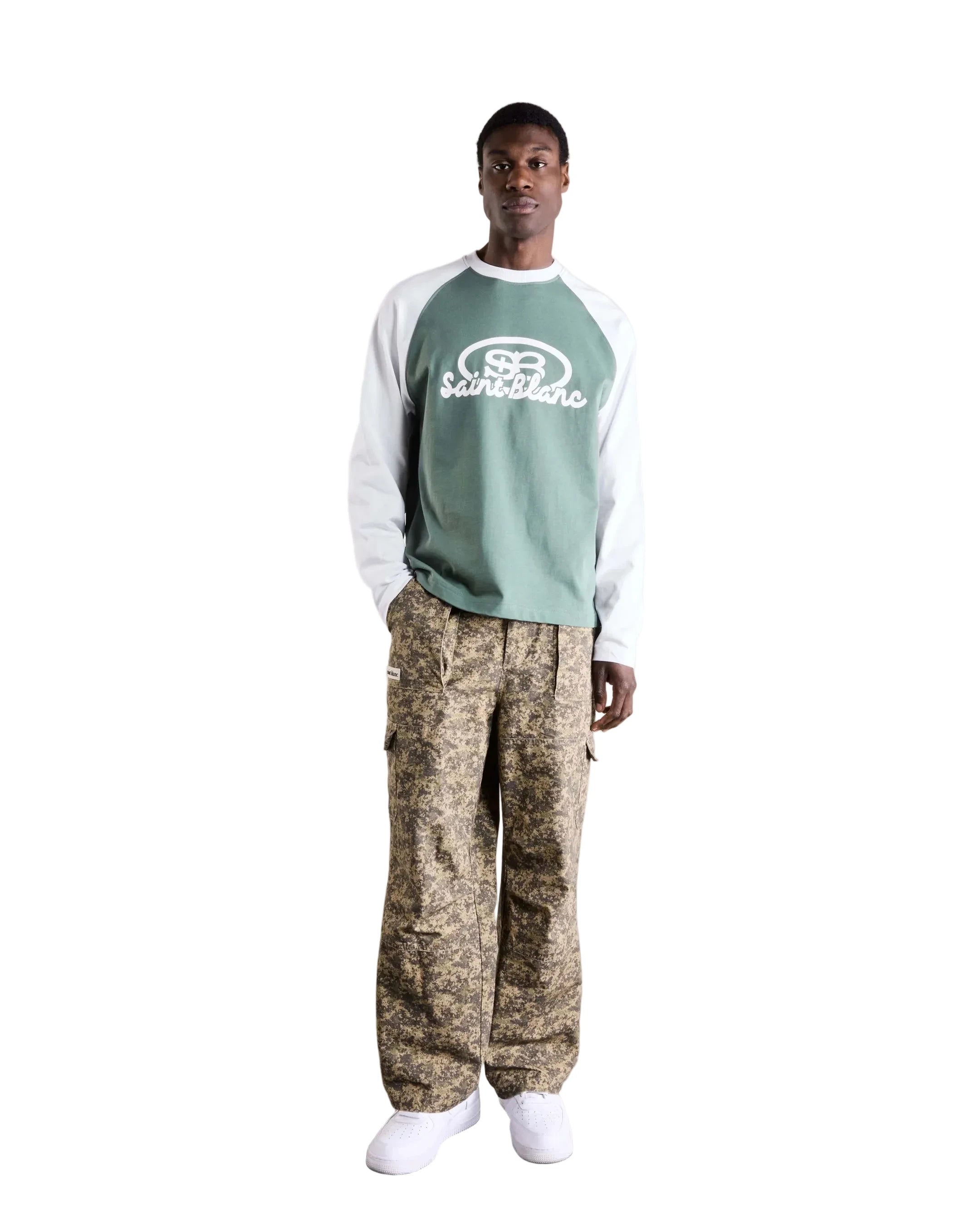Saint Blanc Blend Logo Raglan Longshirt