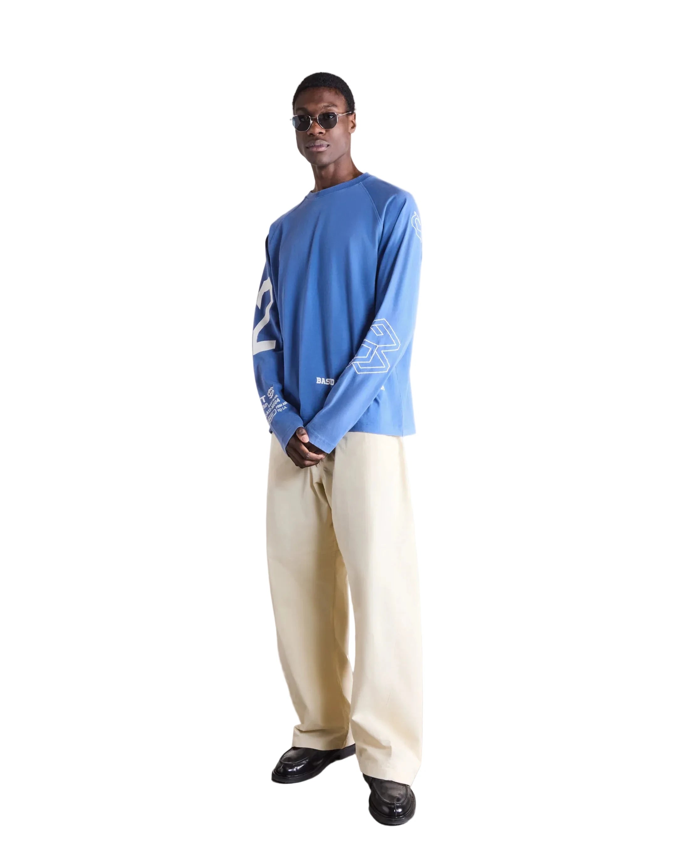 Saint Blanc Multi Logo Raglan Longshirt
