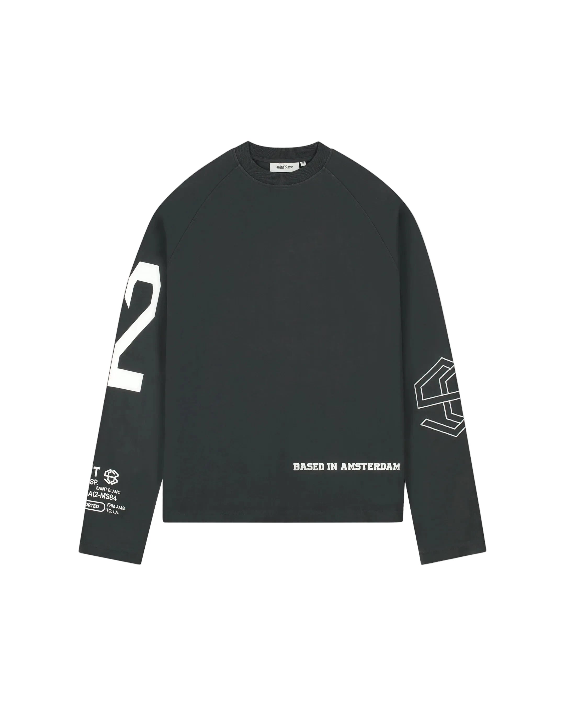 Saint Blanc Multi Logo Raglan Longshirt