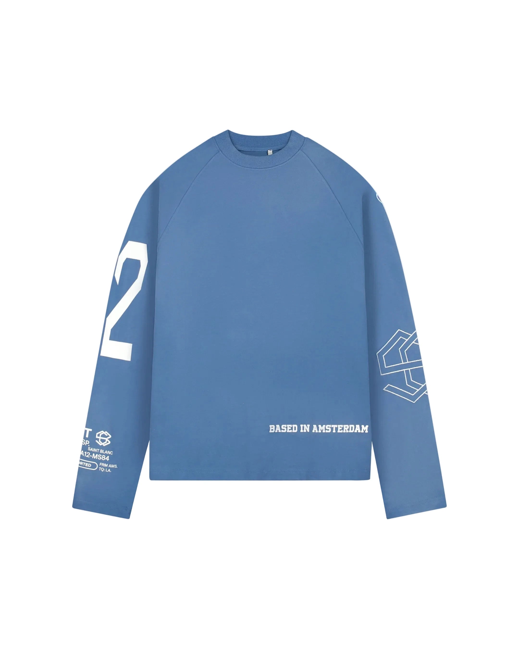 Saint Blanc Multi Logo Raglan Longshirt