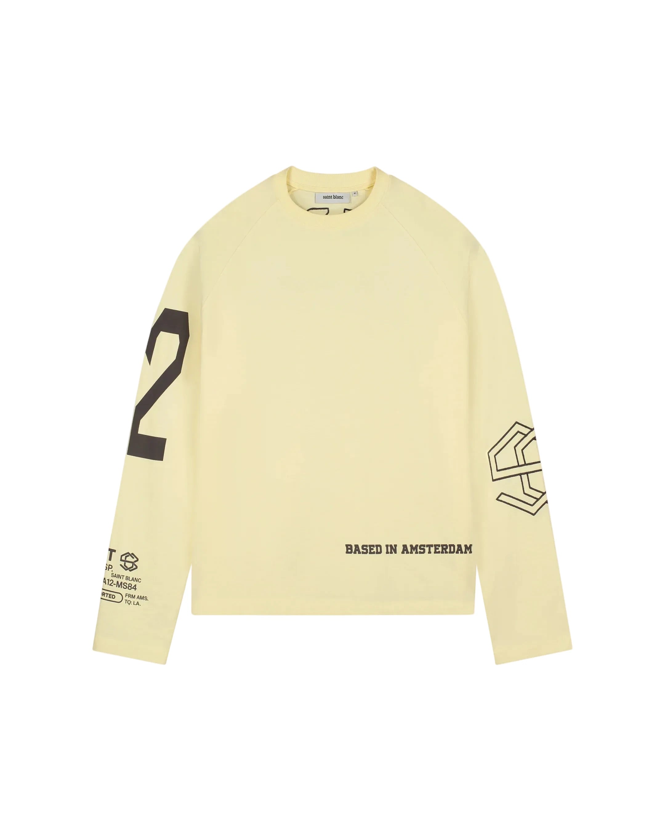 Saint Blanc Multi Logo Raglan Longshirt