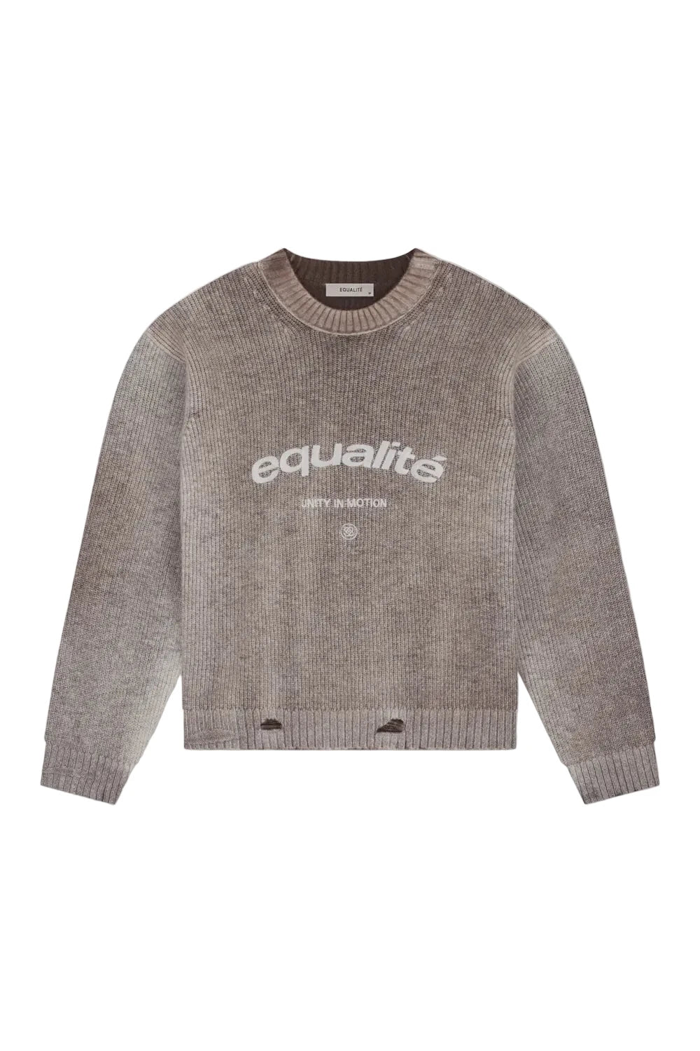 Equalité Ribbed Knit Sweater Washed Grey
