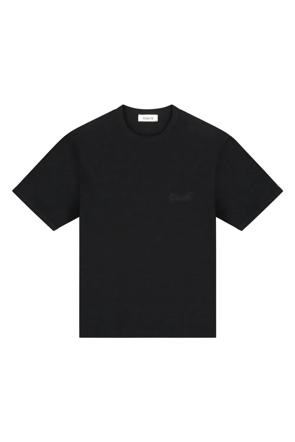 Equalité Ribbed Tee Black
